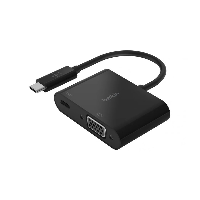 Belkin USB-C to VGA + Charge Adapter - موزع